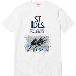 16SS 슈프림 세인트 아이즈 맥주 티셔츠